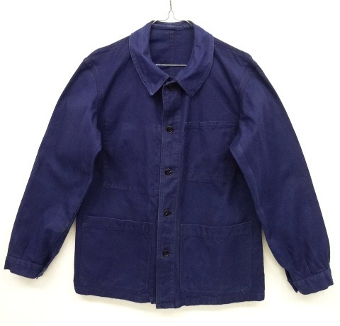 画像: 60'S フランス軍 ワークジャケット カバーオール BLUE (VINTAGE) 「L/S Shirt」 入荷しました。