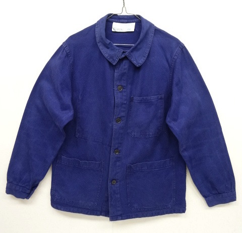 画像: 70'S USIFOR フレンチワーク ワークジャケット カバーオール BLUE (VINTAGE) 「L/S Shirt」 入荷しました。