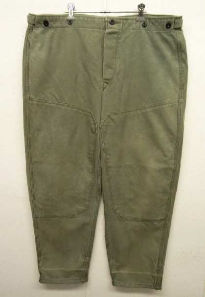 画像: 70'S ユーロワーク ダブルニー ワークパンツ KHAKI (VINTAGE) 「Bottoms」 入荷しました。