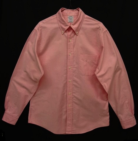 画像: 90'S BROOKS BROTHERS オックスフォード BDシャツ ピンク USA製 (VINTAGE) 「L/S Shirt」 入荷しました。