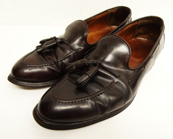 画像: ALDEN x BROOKS BROTHERS コードバン タッセルローファー バーガンディ USA製 (USED) 「Shoes」 入荷しました。