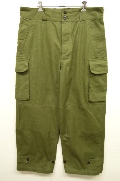 画像: 50'S フランス軍 M47 フィールドパンツ 前期型 OLIVE サイズ23 (DEADSTOCK) 「Bottoms」 入荷しました。