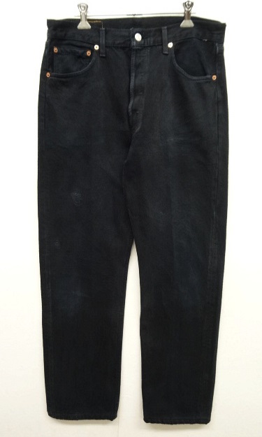 画像: 90'S EURO LEVIS 501 デニム BLACK UK製 W34L32 (VINTAGE) 「Bottoms」 入荷しました。