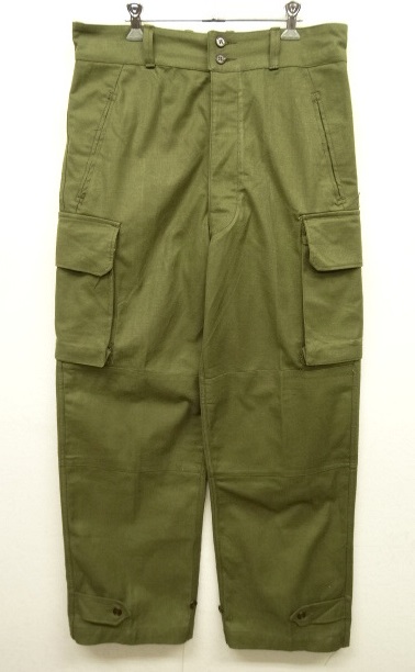 画像: 50'S フランス軍 M47 フィールドパンツ 前期型 OLIVE サイズ33 (DEADSTOCK) 「Bottoms」 入荷しました。