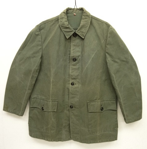 画像: 60'S フランス軍 ワークジャケット カバーオール KHAKI (VINTAGE) 「Jacket」 入荷しました。