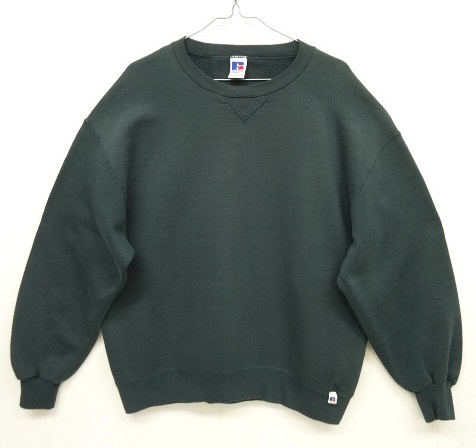 画像: 90'S RUSSELL ATHLETIC 前Vガゼット付き クルーネック スウェットシャツ USA製 (VINTAGE) 「Sweat Shirt」 入荷しました。