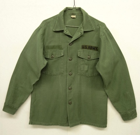 画像: 60'S アメリカ軍 US ARMY OG107 コットンサテン ユーティリティシャツ (VINTAGE) 「L/S Shirt」 入荷しました。