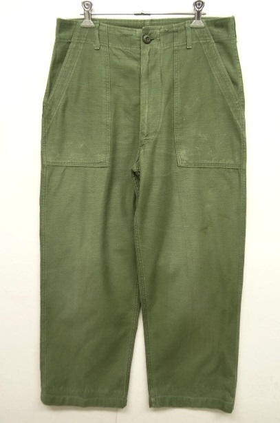 画像: 60'S アメリカ軍 US ARMY "OG107" コットンサテン ベイカーパンツ W32L29 (VINTAGE) 「Bottoms」 入荷しました。