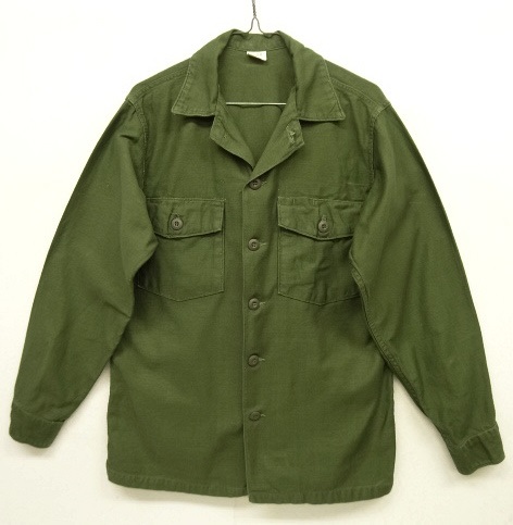 画像: 70'S アメリカ軍 US ARMY OG107 コットンサテン ユーティリティシャツ (VINTAGE) 「L/S Shirt」 入荷しました。