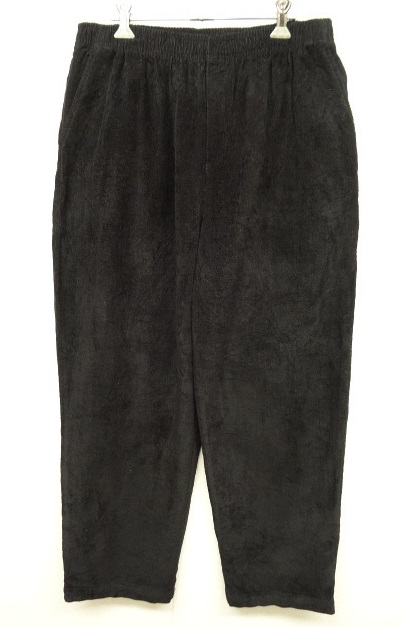 画像: ウエストゴム入り コーデュロイ イージーパンツ BLACK (USED) 「Bottoms」 入荷しました。