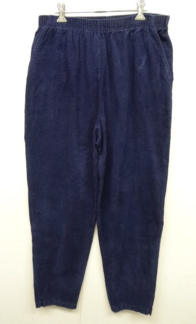 画像: ウエストゴム入り コーデュロイ イージーパンツ NAVY (USED) 「Bottoms」 入荷しました。