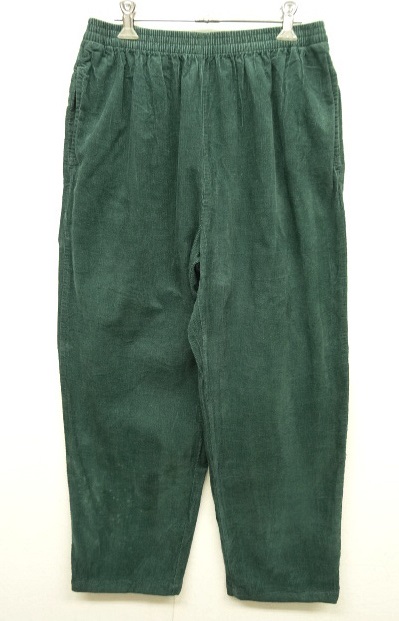 画像: ウエストゴム入り コーデュロイ イージーパンツ GREEN (USED) 「Bottoms」 入荷しました。