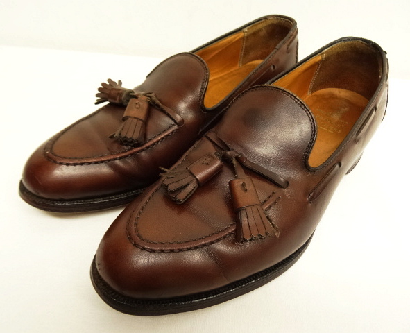 画像: ALDEN x BROOKS BROTHERS カーフ タッセルローファー ブラウン USA製 (USED) 「Shoes」 入荷しました。