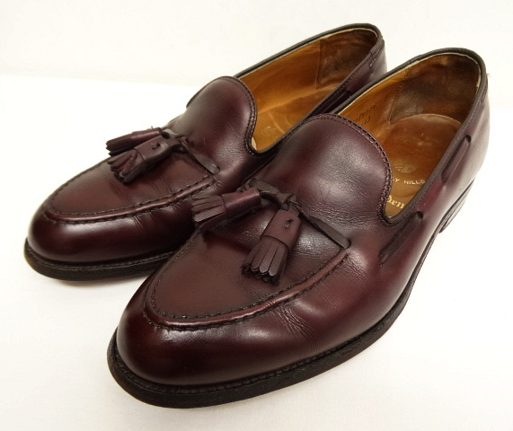 画像: ALDEN カーフ タッセルローファー バーガンディ USA製 (USED) 「Shoes」 入荷しました。