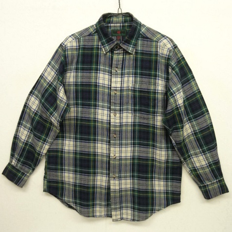 画像: 80'S ABERCROMBIE & FITCH ウール/コットン 長袖シャツ チェック柄 (VINTAGE) 「L/S Shirt」 入荷しました。