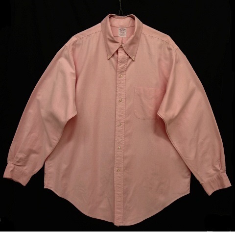 画像: 70'S BROOKS BROTHERS "6ボタン" BDシャツ ピンク USA製 (VINTAGE) 「L/S Shirt」 入荷しました。