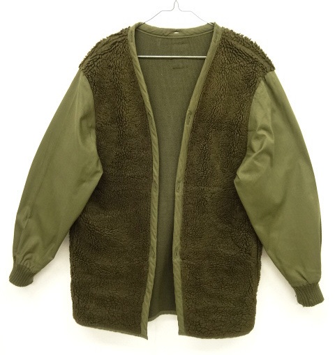 画像: オランダ軍 ボアフリース ライナージャケット OLIVE (VINTAGE) 「Jacket」 入荷しました。