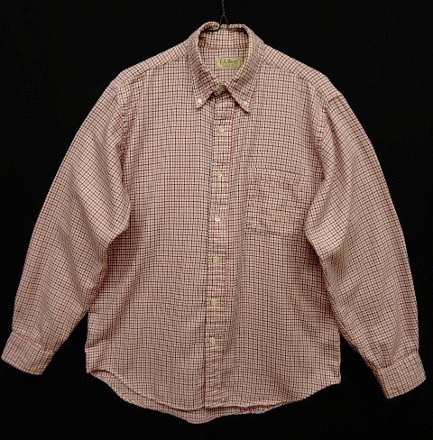 画像: 80'S LL Bean 長袖 BDシャツ タッターソールチェック USA製 (VINTAGE) 「L/S Shirt」 入荷しました。