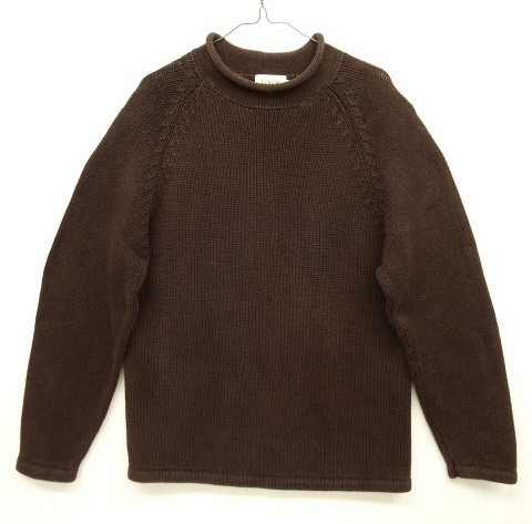 画像: 90'S J.CREW コットン ロールネックセーター ブラウン (VINTAGE) 「Knit」 入荷しました。