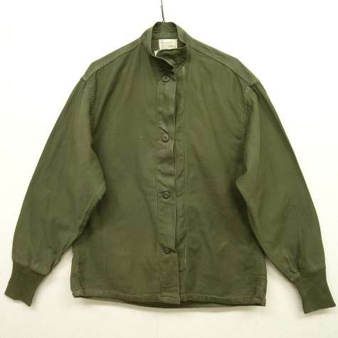 画像: 70'S アメリカ軍 US ARMY ケミカルプロテクティブ リブ付き スタンドカラーシャツ (VINTAGE) 「L/S Shirt」 入荷しました。