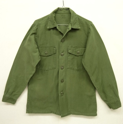 画像: 70'S アメリカ軍 US ARMY OG107 コットンサテン ユーティリティシャツ (VINTAGE) 「L/S Shirt」 入荷しました。