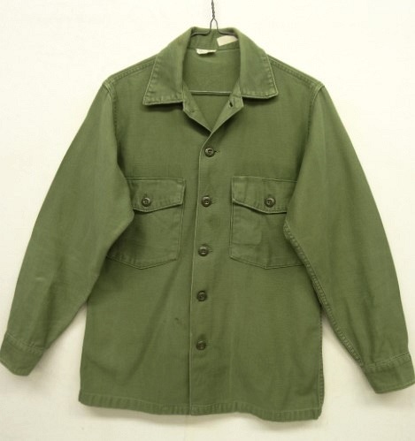 画像: 60'S アメリカ軍 US ARMY OG107 コットンサテン ユーティリティシャツ (VINTAGE) 「L/S Shirt」 入荷しました。