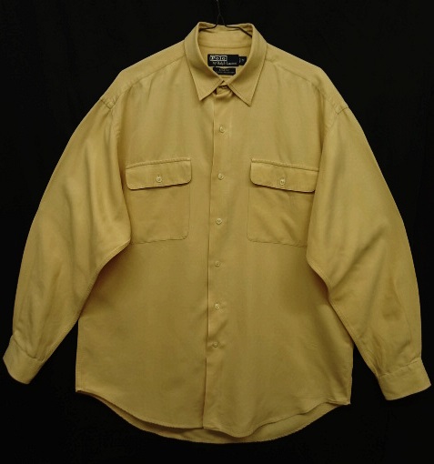 画像: 90'S RALPH LAUREN "BENFORD" シルク/コットン 長袖シャツ ベージュ (VINTAGE) 「L/S Shirt」 入荷しました。