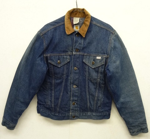 画像: 80'S CARHARTT "100周年記念モデル" 裏地ブランケット付き デニムジャケット USA製 (VINTAGE) 「Jacket」 入荷しました。