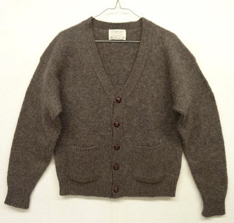 画像: 80'S LORD JEFF シェットランドウール カーディガン ミックスブラウン USA製 (VINTAGE) 「Knit」 入荷しました。