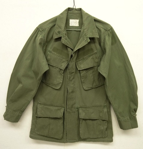 画像: 60'S アメリカ軍 US ARMY "JUNGLE FATIGUE 4th" リップストップ ファティーグジャケット XS-SHORT (VINTAGE) 「Jacket」 入荷しました。