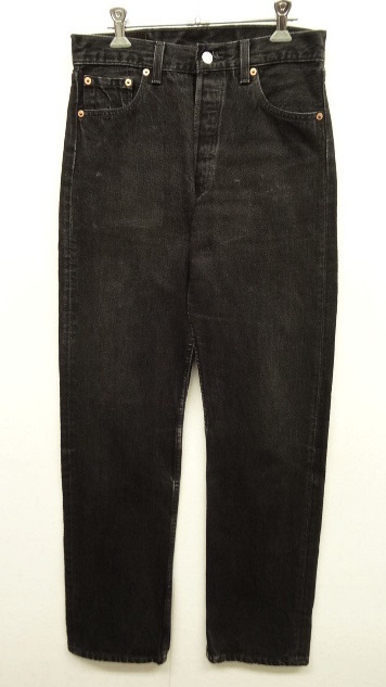 画像: 90'S LEVIS 501 デニム BLACK USA製 W30L32 (VINTAGE) 「Bottoms」 入荷しました。