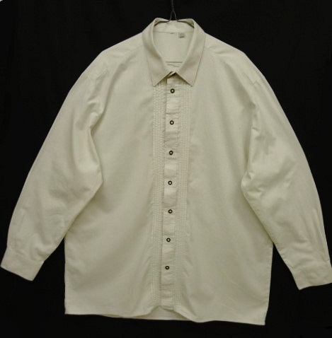 画像: ユーロヴィンテージ オーストリア発 チロリアンシャツ WHITE (VINTAGE) 「L/S Shirt」 入荷しました。