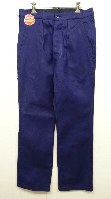 画像: 60'S KONECO フレンチワーク コットン ワークパンツ BLUE フランス製 (DEADSTOCK) 「Bottoms」 入荷しました。