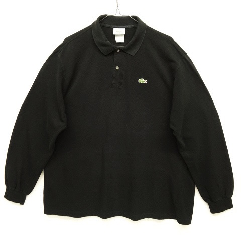 画像: 80'S CHEMISE LACOSTE 長袖 ポロシャツ ブラック フランス製 (VINTAGE) 「L/S Shirt」 入荷しました。