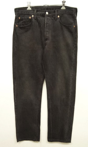 画像: 90'S EURO LEVIS 501 デニム BLACK UK製 W34L32 (VINTAGE) 「Bottoms」 入荷しました。