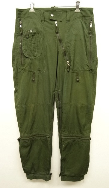画像: フランス軍 "フライトスーツ" リメイク ミリタリーパンツ OLIVE (REMAKE) 「Bottoms」 入荷しました。