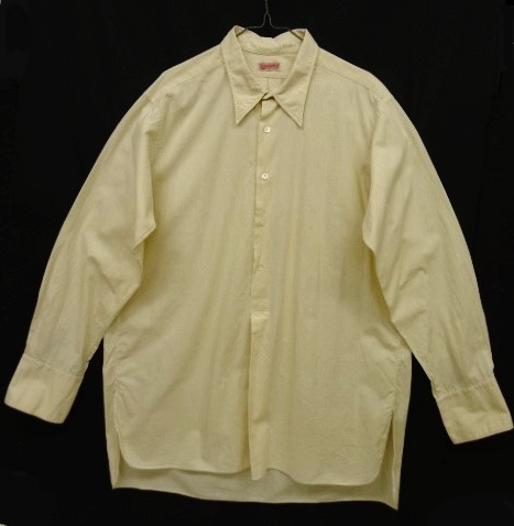画像: 60'S BIELEFELD リネン プルオーバー グランパシャツ NATURAL (VINTAGE) 「L/S Shirt」 入荷しました。