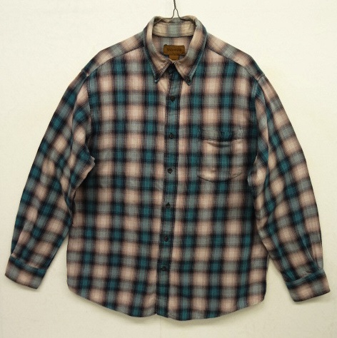 画像: 90'S ST JOHN'S BAY 長袖 BDシャツ オンブレチェック (VINTAGE) 「L/S Shirt」 入荷しました。