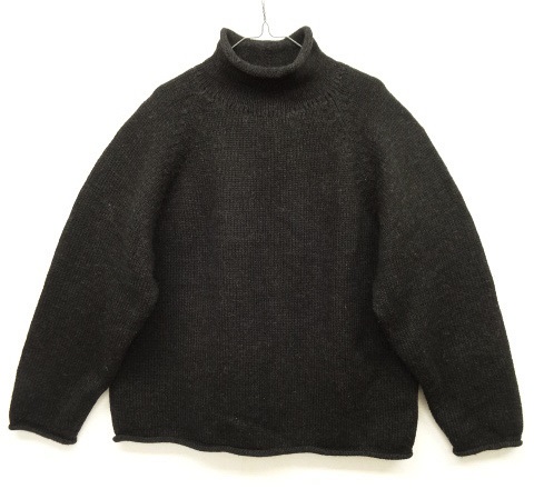 画像: 90'S J.CREW 旧タグ ウール ロールネックセーター ブラック (VINTAGE) 「Knit」 入荷しました。