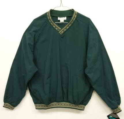 画像: 90'S MILLER GOLF Vネック SUPPLEXナイロン ジャケット GREEN (DEADSTOCK) 「Jacket」 入荷しました。