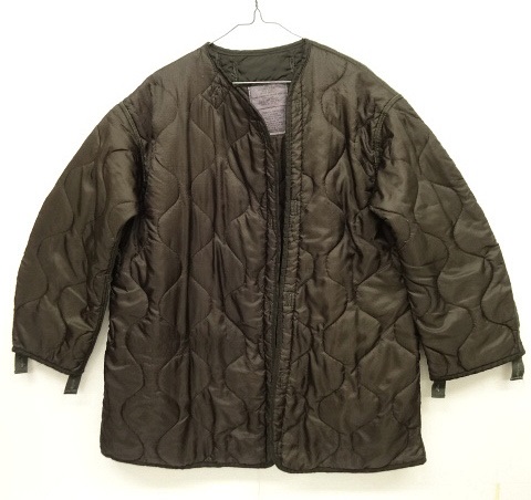 画像: 70'S アメリカ軍 US ARMY M65パーカー用 キルティング ライナージャケット 後染めブラック (VINTAGE) 「Jacket」 入荷しました。