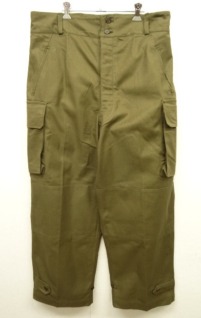 画像: 50'S フランス軍 M47 フィールドパンツ 前期型 KHAKI サイズ25 (DEADSTOCK) 「Bottoms」 入荷しました。