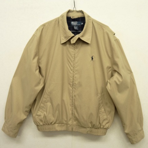 画像: 90'S RALPH LAUREN チンスト付き ドリズラージャケット BEIGE (VINTAGE) 「Jacket」 入荷しました。