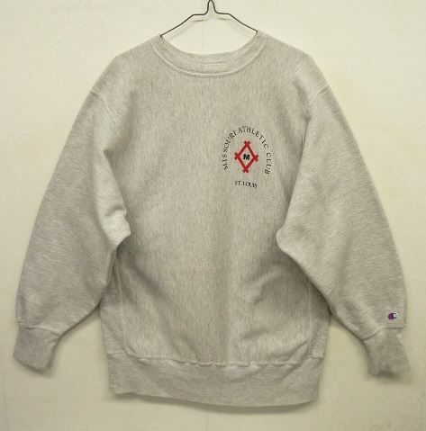 画像: 90'S CHAMPION 刺繍タグ リバースウィーブ グレー USA製 (VINTAGE) 「Sweat Shirt」 入荷しました。