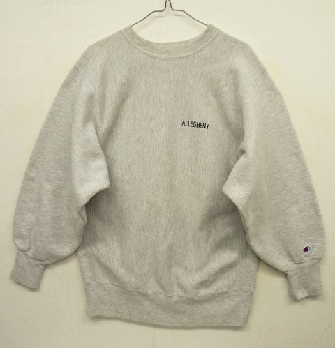 画像: 90'S CHAMPION 刺繍タグ リバースウィーブ グレー USA製 (VINTAGE) 「Sweat Shirt」 入荷しました。