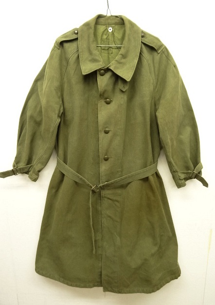 画像: 50'S フランス軍 モーターサイクルコート OLIVE (VINTAGE) 「Jacket」 入荷しました。