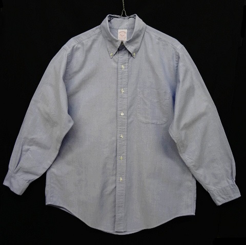 画像: 90'S BROOKS BROTHERS オックスフォード BDシャツ ブルー USA製 (VINTAGE) 「L/S Shirt」 入荷しました。