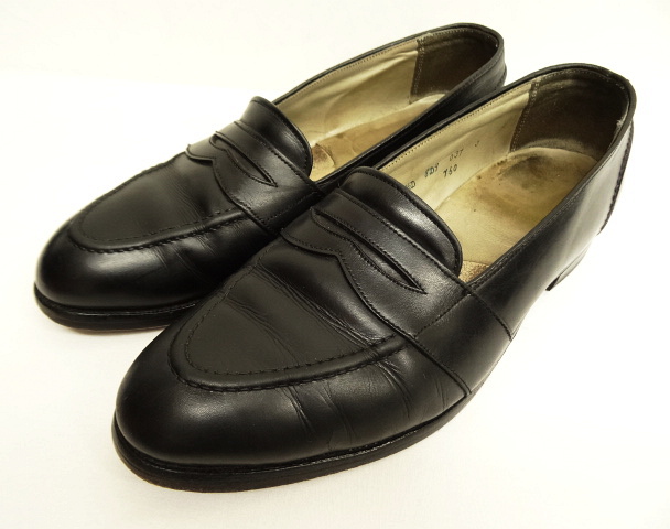 画像: ALDEN x BROOKS BROTHERS カーフ ペニーローファー ブラック USA製 (USED) 「Shoes」 入荷しました。
