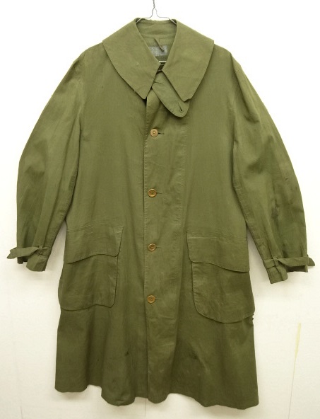 画像: 40'S アメリカ軍 US ARMY "M-1938" ゴム引きコート SMALL (VINTAGE) 「Jacket」 入荷しました。
