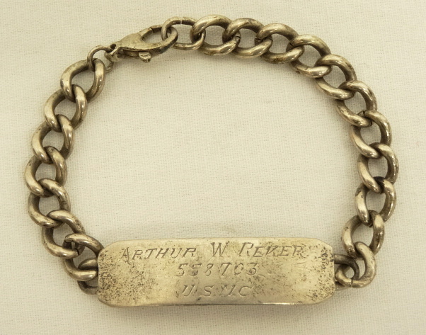 画像: アメリカ軍 USMC IDプレート チェーンブレスレット シルバー (VINTAGE) 「Accessorie」 入荷しました。